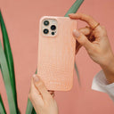 Pink Croco - Samsung Galaxy A35 Case 5