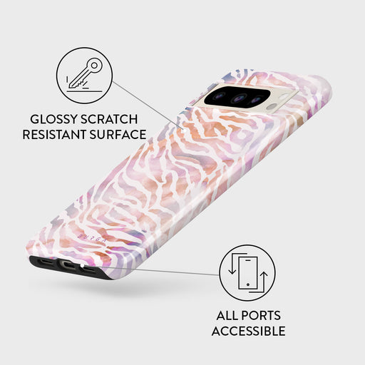 Sultry July - Zebra Google Pixel 8 Pro Case 3