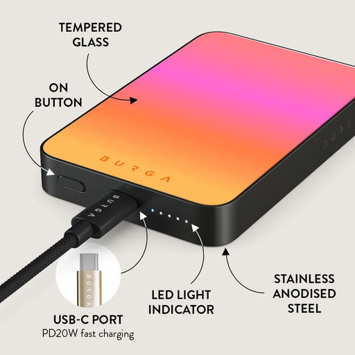 Sunset Club - Magnetic Power Bank 15