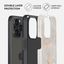 Vanilla Sand - Marble iPhone 15 Pro Max Case 6