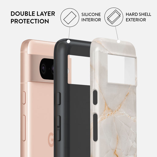 Vanilla Sand - Marble Google Pixel 8 Case 2