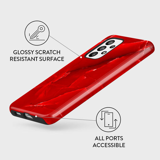 Wild Blaze - Red Samsung Galaxy A23 4G / 5G Case 3