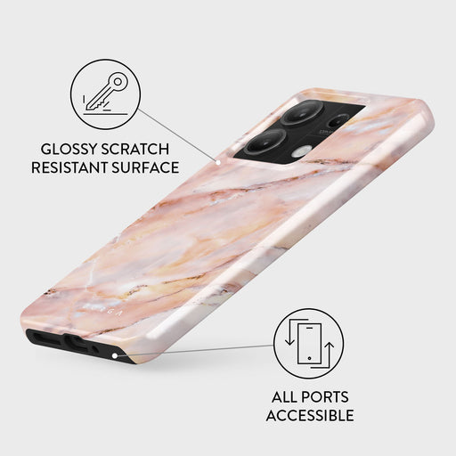 Morning Sunshine - Pastel Marble Xiaomi Redmi Note 13 5G Case 3