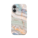 Pastel Hues - Colorful Marble iPhone 16 Case 1