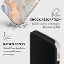 Pastel Hues - Colorful Marble iPhone 16 Case 4