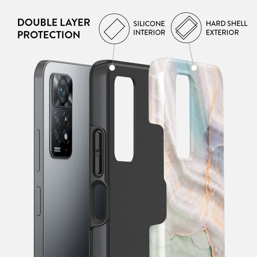 Pastel Hues - Colorful Marble Xiaomi Redmi Note 11 Pro Case 2