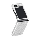 Glacial Desert - White Snakeskin Samsung Galaxy Z Flip 5 Case 7