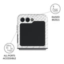 Glacial Desert - White Snakeskin Samsung Galaxy Z Flip 5 Case 9