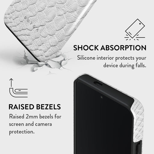 Glacial Desert - White Snakeskin Xiaomi 14 Ultra Case 4