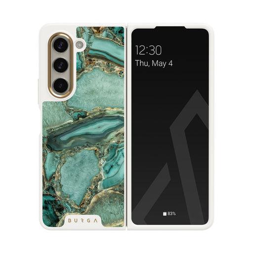 Ubud Jungle - Turquoise Samsung Galaxy Z Fold 5 Case 24