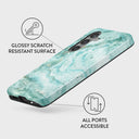 Uluwatu Waves - Teal Samsung Galaxy S24 Plus Case 7