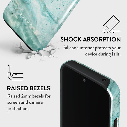 Uluwatu Waves - Teal Google Pixel 9 Pro XL Case 4