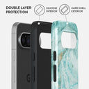 Uluwatu Waves - Teal Google Pixel 9 Case 2