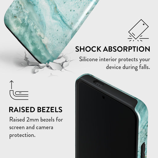 Uluwatu Waves - Teal Xiaomi 14 Pro Case 4