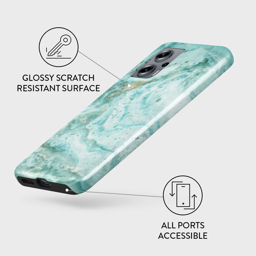 Uluwatu Waves - Teal Xiaomi Redmi Note 11T Pro / 11T Pro+ Case 3