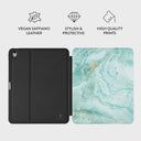 Uluwatu Waves - Teal iPad Air 13 (7th/6th Gen) Case 3