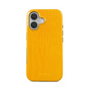 Canary Yellow - Snake Skin iPhone 16 Plus Case 1