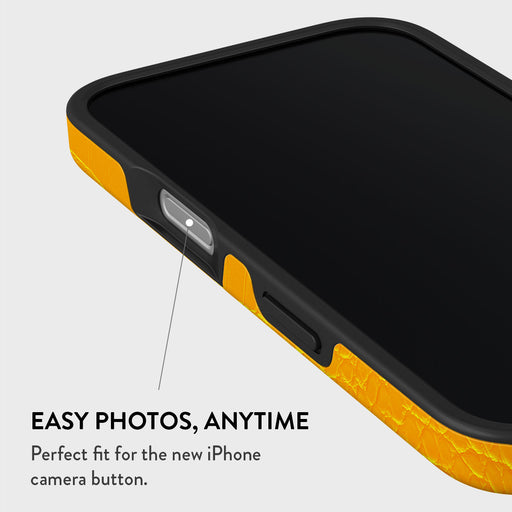 Canary Yellow - Snake Skin iPhone 16 Plus Case 5