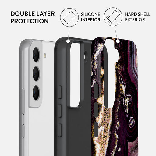 Purple Skies - Marble Samsung Galaxy S22 Case 6