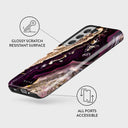 Purple Skies - Marble Samsung Galaxy S22 Case 7