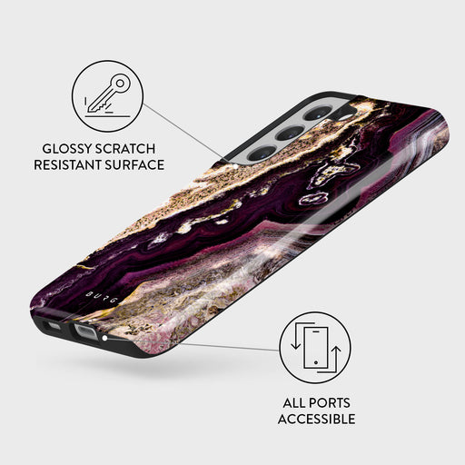 Purple Skies - Marble Samsung Galaxy S22 Case 7