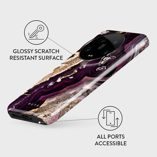 Purple Skies - Marble Xiaomi 14 Ultra Case 3