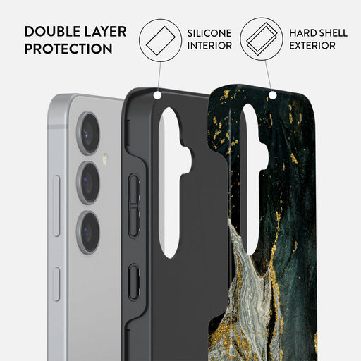 Northern Lights - Marble Samsung Galaxy S24 Case 6