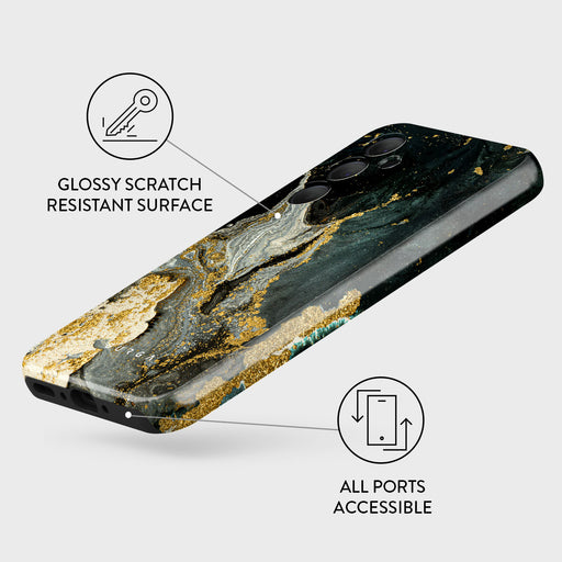 Northern Lights - Marble Samsung Galaxy A35 Case 3