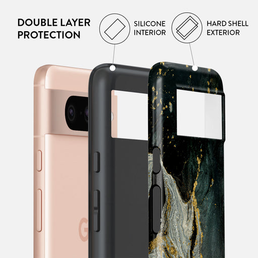 Northern Lights - Marble Google Pixel 8 Case 2