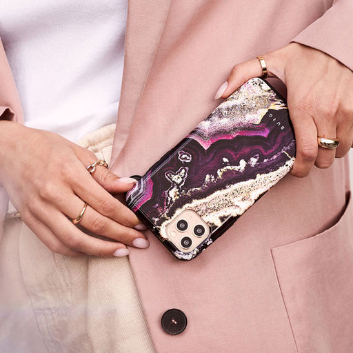Purple Skies - Marble Samsung Galaxy S24 FE Case 9