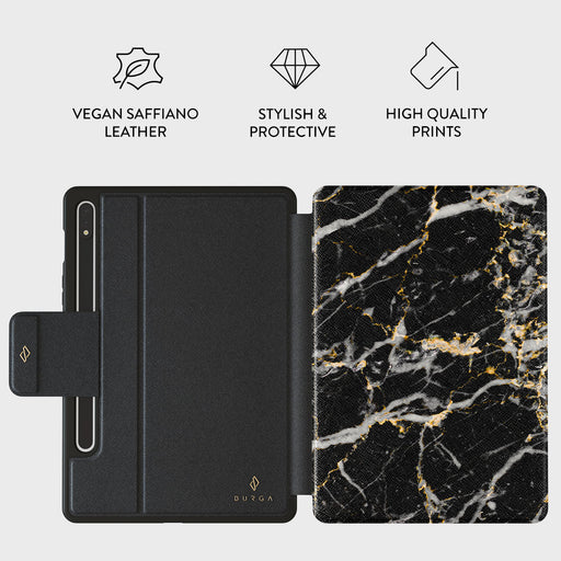 Make A Wish - Gold Marble Samsung Galaxy Tab S8/S7 Case 2