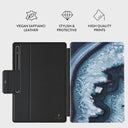 Frozen Lake - Gray Marble Samsung Galaxy Tab S8 Ultra Case 2