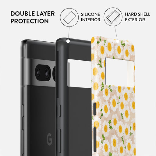 Pure Bliss - Daisy Google Pixel 7 Pro Case 2