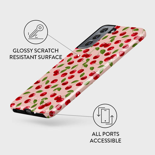 Afternoon Treat - Cherry Samsung Galaxy S21 Case 7