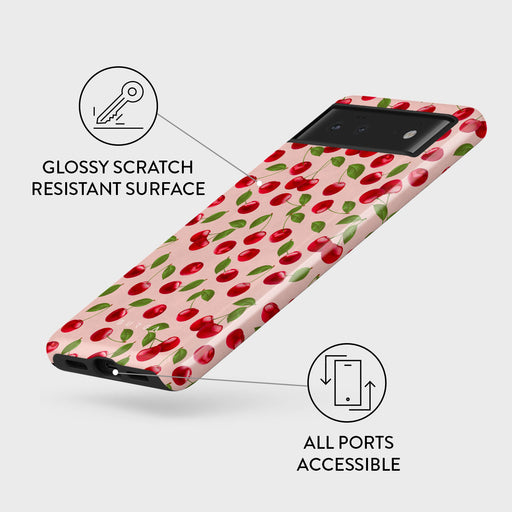 Afternoon Treat - Cherry Google Pixel 6 Case 3