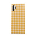 Tuscan Sun - Yellow Plaid Samsung Galaxy Note 10 Plus Case 1