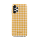 Tuscan Sun - Yellow Plaid Samsung Galaxy A13 4G Case 1