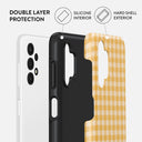 Tuscan Sun - Yellow Plaid Samsung Galaxy A13 4G Case 2