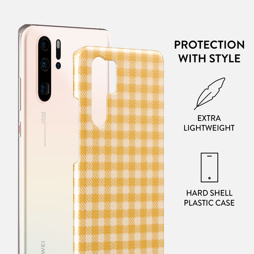 Tuscan Sun - Yellow Plaid Huawei P30 Pro Case 2