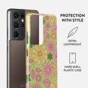 Amalfi Coast - Colorful Floral Samsung Galaxy S21 Ultra Case 2