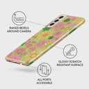 Amalfi Coast - Colorful Floral Samsung Galaxy S21 Plus Case 3