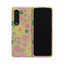 Amalfi Coast - Colorful Floral Samsung Galaxy Z Fold 4 Case 1