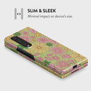 Amalfi Coast - Colorful Floral Samsung Galaxy Z Fold 4 Case 4