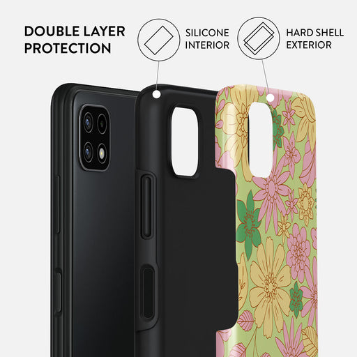 Amalfi Coast - Colorful Floral Samsung Galaxy A22 5G Case 2