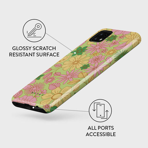 Amalfi Coast - Colorful Floral Samsung Galaxy A22 5G Case 3