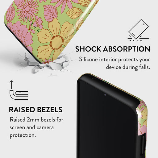 Amalfi Coast - Colorful Floral Samsung Galaxy A22 5G Case 4