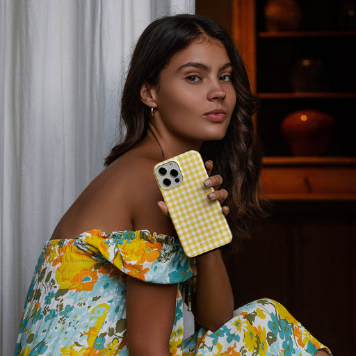 Tuscan Sun - Yellow Plaid Huawei P30 Pro Case 10