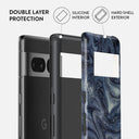 Navy Trench - Blue Google Pixel 7 Pro Case 2