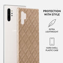 Simply Cream - Quilted Samsung Galaxy Note 10 Plus Case 2