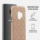 Simply Cream - Quilted Samsung Galaxy S9 Case 2